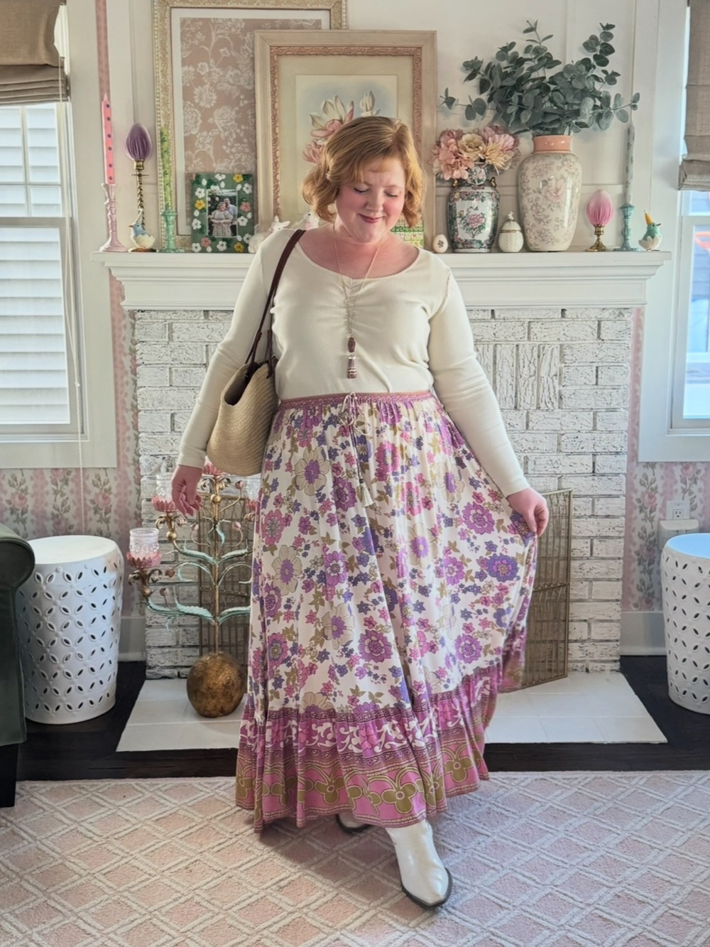 SPELL Boho Maxi Skirt